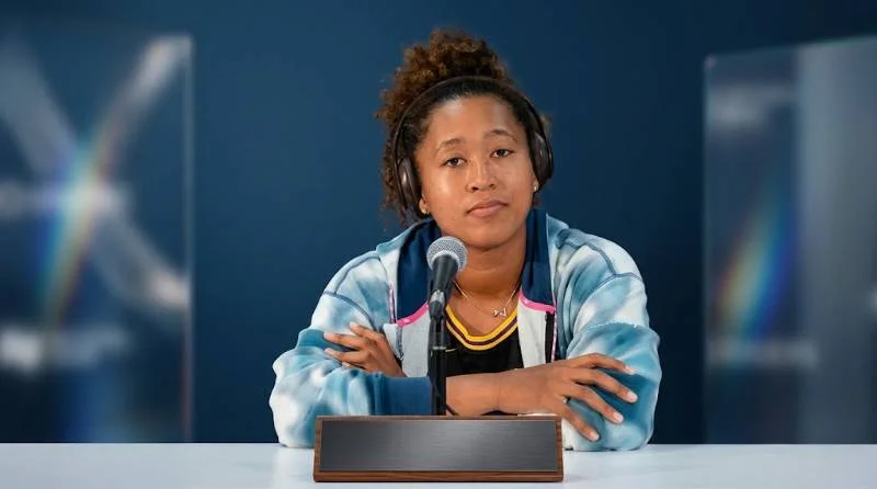 Naomi Osaka in a business meeting about her companies